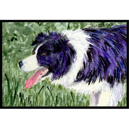 Carolines Treasures 24 x 36 in. Border Collie Doormat CA74381
